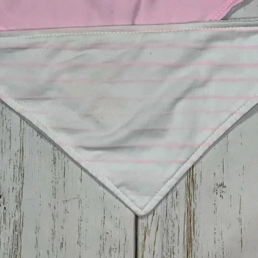 Head, Shoulders, Toes & Bows 3 pack Baby girls’ bandana bibs - Picture 2 of 3